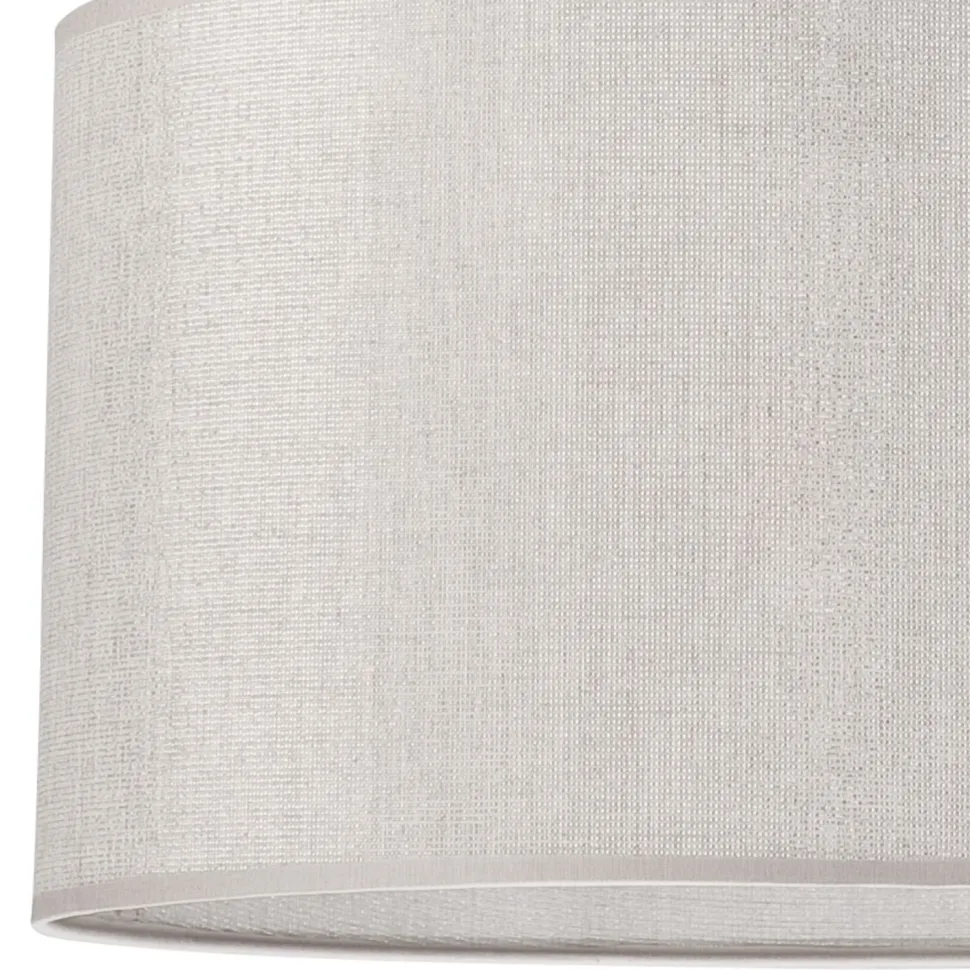 Hängelampe Stoff in Silber Ø 35 cm verstellbar Modern E27