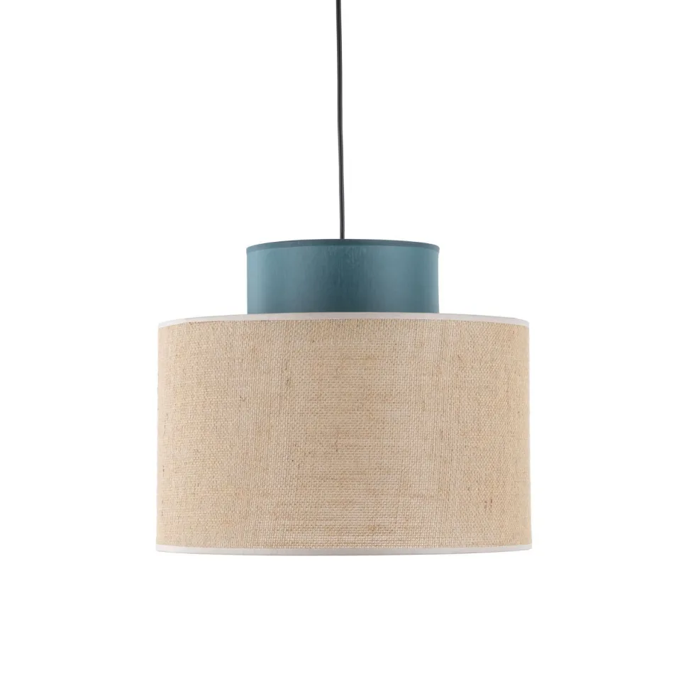 Hängelampe verstellbar Jute Stoff E27 rund Ø 38 cm BRADY