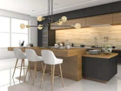 Hängelampe verstellbar Schwarz Retro 6x E27 Metall