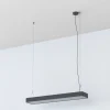 Hängelampe warmweiß T8 LED 3000 K 2300 lm Aluminium B: 93,5 cm