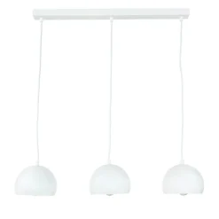 Hängelampe Weiß E27 Retro Design 3 flammig