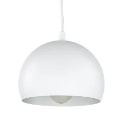 Hängelampe Weiß E27 Retro Design 3 flammig