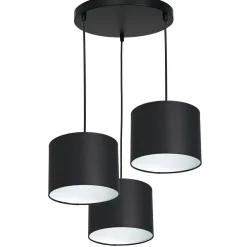 Hängelampe Weiß Gold Stoff Metall E27 B:45 cm blendarm