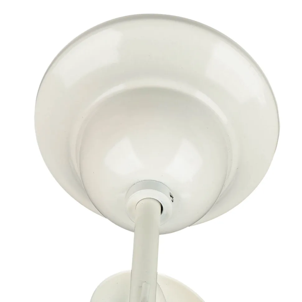 Hängeleuchte Beige Landhaus rund Esstisch Stoff