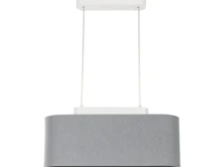 Hängeleuchte Boat in grau