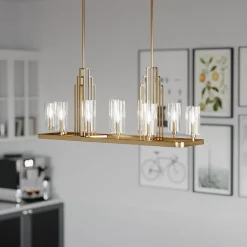 Hängeleuchte Esstisch 113,7 cm lang groß Jugendstil