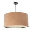 Hängeleuchte Esszimmer Natur Schwarz Kork Ø 40 cm E27 Modern