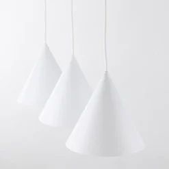 Hängeleuchte 3-flammig Metall L: 75 cm Weiß E27 CODY