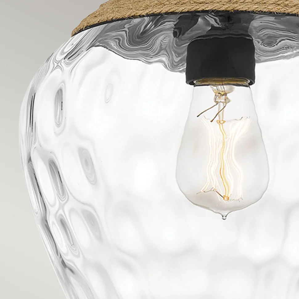 Hängeleuchte Glas Ø 30,2 cm H: max. 140,7 cm E27