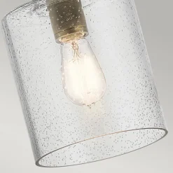 Hängeleuchte Glas 18 cm breit H: max. 141,6 cm verstellbar