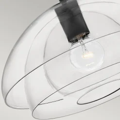 Hängeleuchte Glas D: 40,7 cm H: max. 106,6 cm verstellbar