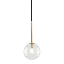 Hängeleuchte Glas Kugel Ø 12 cm schmal höhenverstellbar