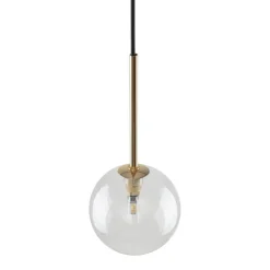 Hängeleuchte Glas Kugel Ø 12 cm schmal höhenverstellbar
