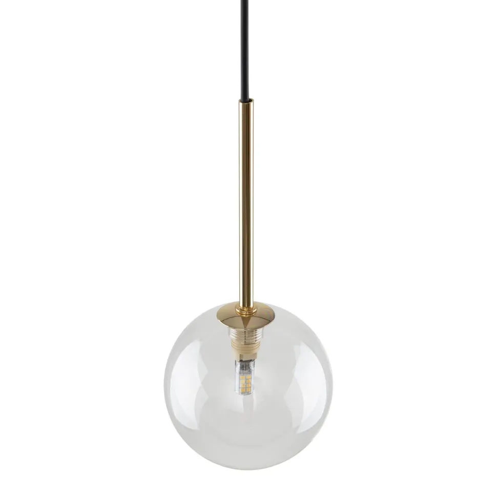 Hängeleuchte Glas Kugel Ø 12 cm schmal höhenverstellbar