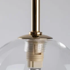 Hängeleuchte Glas Kugel Ø 12 cm schmal höhenverstellbar