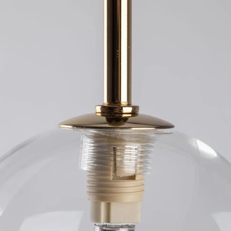 Hängeleuchte Glas Kugel Ø 12 cm schmal höhenverstellbar