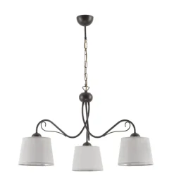 Hängeleuchte Grau Braun LOCOLA Esszimmer Lampe