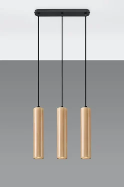 Hängeleuchte Holz 2-flammig GU10 BAYLEE Esszimmer