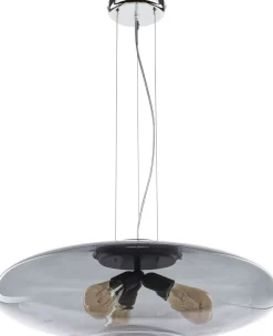 Hängeleuchte in Graphit 3-flmg rund Lampe Esstisch