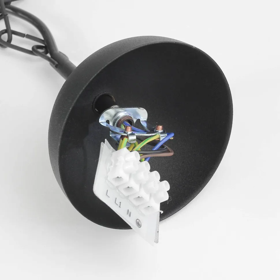 Hängeleuchte in Schwarz Ø77cm 9-flmg