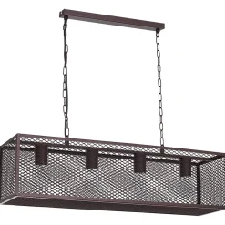 Hängeleuchte KAGE in Braun 4-flmg