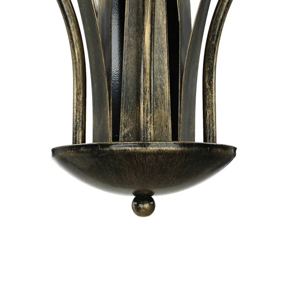 Hängeleuchte KORFU in Messing Antik 5-flmg