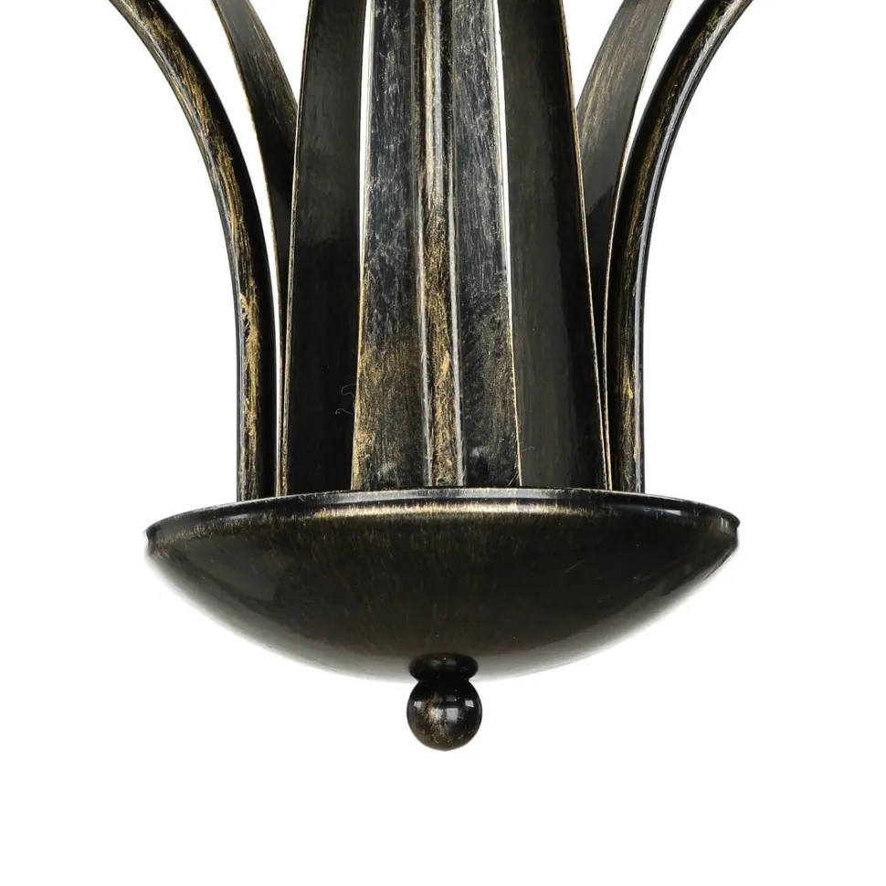 Hängeleuchte KORFU in Messing Antik 3-flmg