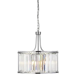 Hängeleuchte Kristall rund Ø 50 cm 5x E14 Art Déco