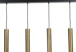 Hängeleuchte Messing Schwarz GU10 Metall 3-flammig