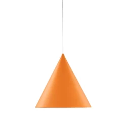 Hängeleuchte Metall Ø 32 cm H: max. 165 cm Orange E27