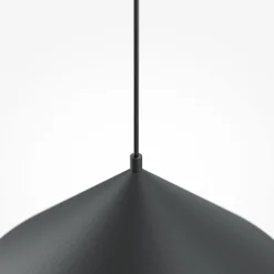 Hängeleuchte Metall Ø 35 cm rund H: max. 318 cm Schwarz