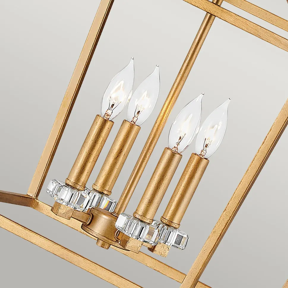 Hängeleuchte Metall B: 40,5 cm H: max. 216,9 cm E14