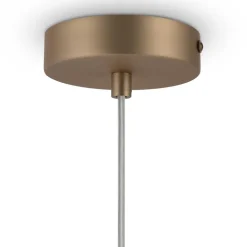 Hängeleuchte Metall Glas Ø 18 cm rund H: max. 180 cm