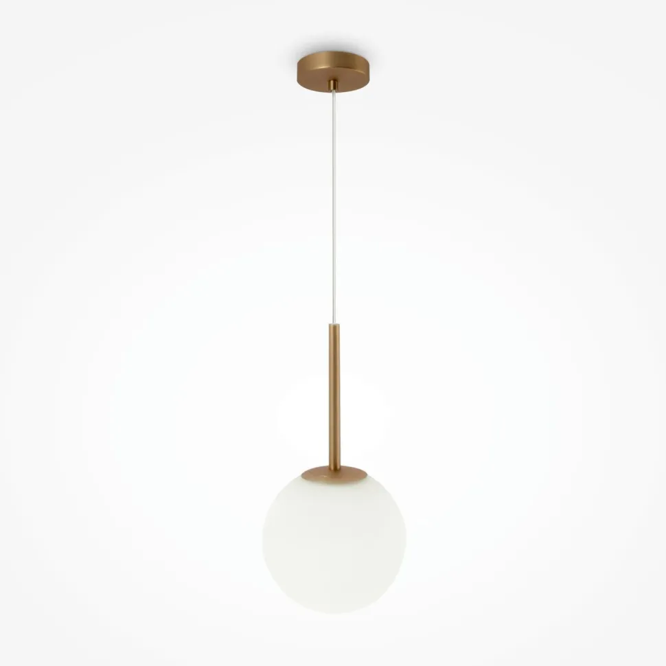 Hängeleuchte Metall Glas D: 20 cm rund H: max. 180 cm