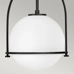 Hängeleuchte Metall Glas E27 rund Ø 28,9 cm Vintage