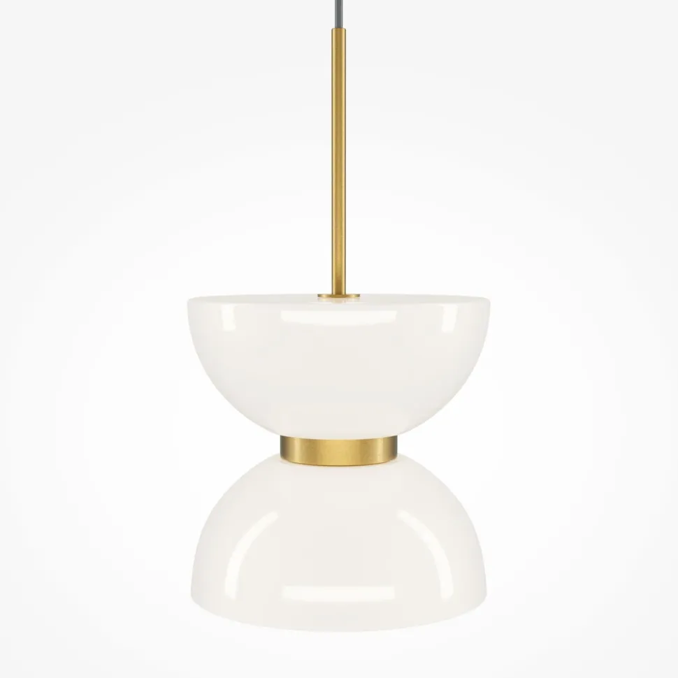 Hängeleuchte Metall Glas LED D: 22 cm H: max. 350 cm