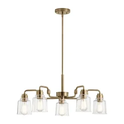 Hängeleuchte Metall Glas Vintage verstellbare Höhe