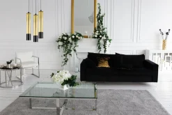 Hängeleuchte Metall GU10 Ø35 cm Schwarz Gold 3-flammig