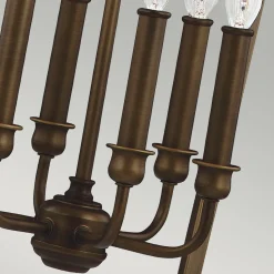 Hängeleuchte Metall in Messing antik Vintage NADICIA