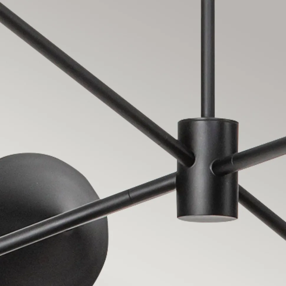 Hängeleuchte Metall Seil H: max. 162,5 cm Schwarz Beige E14