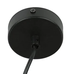 Hängeleuchte Metall Zylinder Schwarz Gold Modern GU10