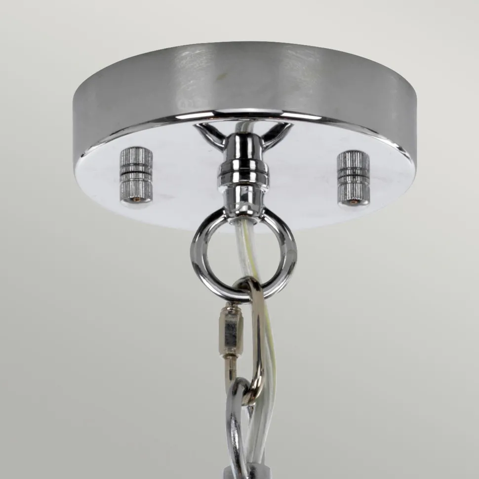 Hängeleuchte Modern Metall Kristall E27 BERSIVA