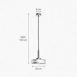 Hängeleuchte rund Schwarz matt Gold E27 D: 20 cm