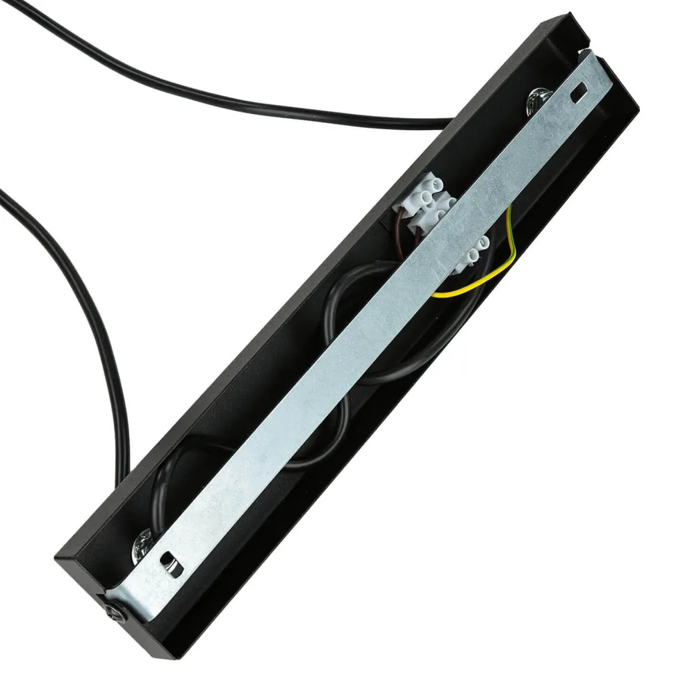 Hängeleuchte Schwarz Gold verstellbar Metall Stoff E27