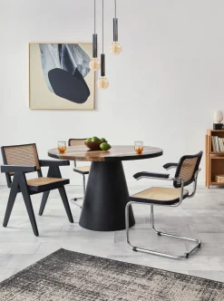 Hängeleuchte Schwarz Öl-Effekt 3-flammig verstellbar