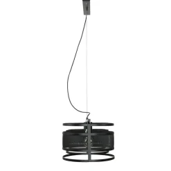 Hängeleuchte Schwarz Modern 3-flammig Mesh Metall E27