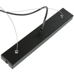 Hängeleuchte Schwarz Modern 3-flammig Mesh Metall E27