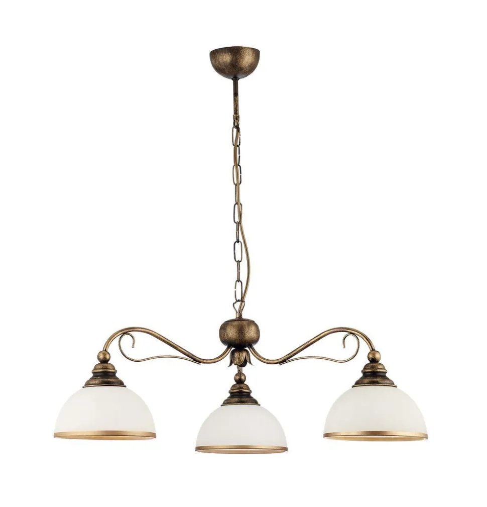 Hängeleuchte Shabby Braun DELMARE Esstisch Lampe