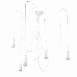 Hängeleuchte SPIDER in Weiß 5-flmg