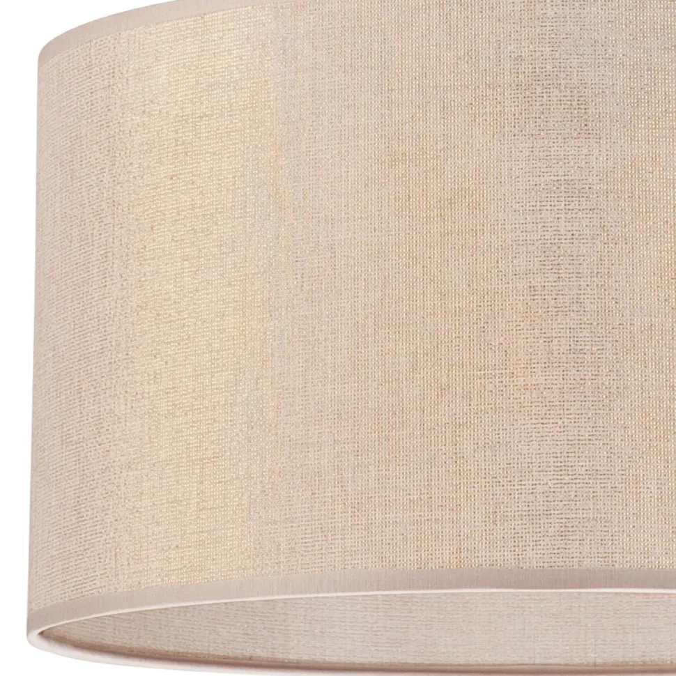 Hängeleuchte Stoff Ø 35 cm rund E27 in Gold verstellbar